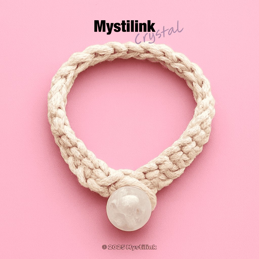 Clear Quartz the Bracelet Crochet Kit