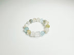 Rainbow Crystal Bracelet for love & peace – 7 chakra stones aligned with Bazi elements. Hand-blessed at Baiyun Temple for energy harmony. 