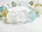 Rainbow Crystal Bracelet for love & peace – 7 chakra stones aligned with Bazi elements. Hand-blessed at Baiyun Temple for energy harmony. 