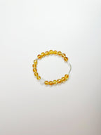Builders Luck & Grounded Success – Handcrafted Milky White Jade & Golden Rutilated Quartz Bracelet