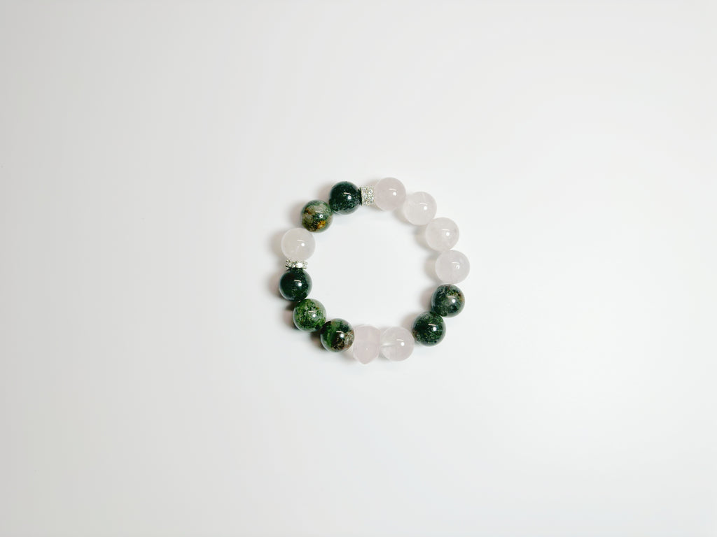 The Xiān(仙) Bracelet: Feng Shui crystal talisman for spiritual ascension. Hand-knotted with clear quartz & amethyst, charged with Daoist energy. Optional Baiyun Temple blessing enhances metaphysical power.
