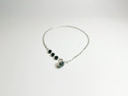 Feng Shui obsidian protection trio set with black/rainbow/snowflake stones - metaphysical energy armor