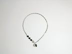 Feng Shui obsidian protection trio set with black/rainbow/snowflake stones - metaphysical energy armor