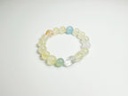 Feng Shui lemon quartz chakra bracelet for vitality & energy alignment - metaphysical harmony jewelry