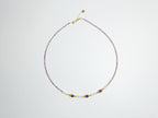 Feng Shui amethyst blossom necklace with pearls for spiritual awakening - metaphysical energy jewelry