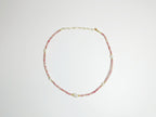 Feng Shui rose imperiale necklace with rose quartz and gold - metaphysical love jewelry