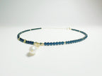 The Jìng(静):  Feng Shui Black Agate & Pearl bracelet for protection + intuition boost. Hand-polished metaphysical talisman with optional Baiyun Temple blessing. Shields against negative energy .