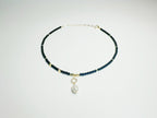 The Jìng(静):  Feng Shui Black Agate & Pearl bracelet for protection + intuition boost. Hand-polished metaphysical talisman with optional Baiyun Temple blessing. Shields against negative energy .
